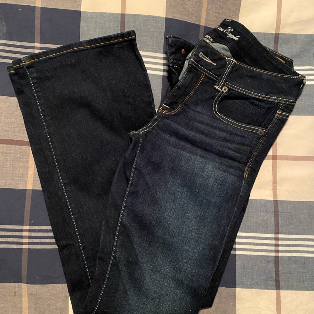 American eagle, stretch, Slim boot jeans, size 8 - Picture 4 of 4